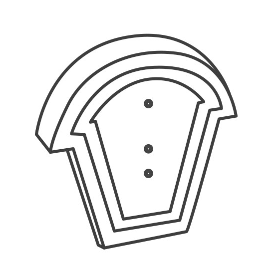 Half-Round-Ridge-End-Piece-Socketed