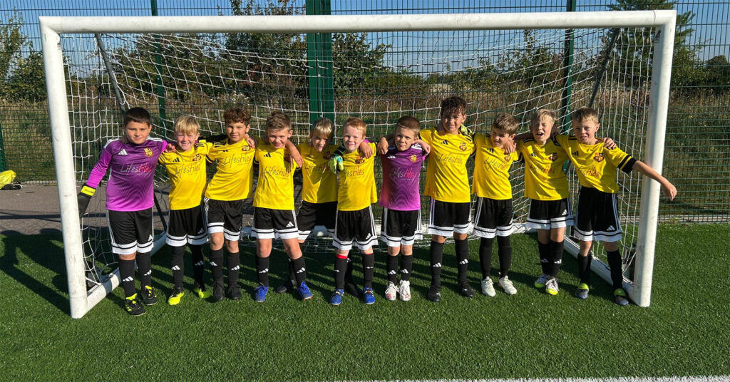 New Lifestiles-Sponsored Kits for Mildenhall Youth Football Team